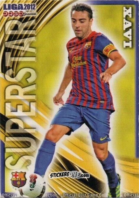 Sticker Xavi - Campeonato Nacional De Liga 2011-2012 n. 23 - Mundicromo