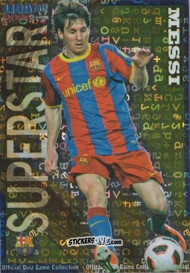 Cromo Messi - Campeonato Nacional De Liga 2011-2012 n. 26 - Mundicromo