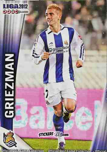 Sticker Griezmann - Campeonato Nacional De Liga 2011-2012 n. 396 - Mundicromo