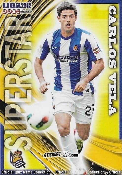 Sticker Carlos Vela - Campeonato Nacional De Liga 2011-2012 n. 402 - Mundicromo