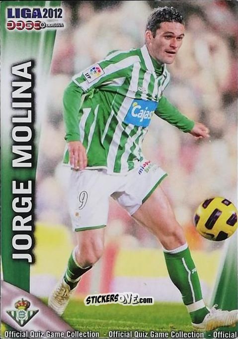 Figurina Jorge Molina - Campeonato Nacional De Liga 2011-2012 n. 480 - Mundicromo