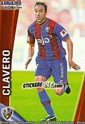 Cromo Clavero - Campeonato Nacional De Liga 2011-2012 n. 991 - Mundicromo