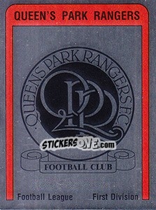 Cromo QPR Badge - UK Football 1986-1987 n. 246 - Panini