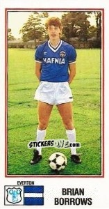 Cromo Brian Borrows - UK Football 1982-1983 n. 89 - Panini