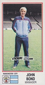 Cromo John Bond - UK Football 1982-1983 n. 151 - Panini