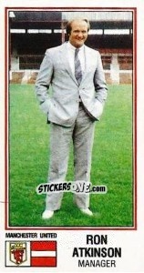 Figurina Ron Atkinson - UK Football 1982-1983 n. 167 - Panini