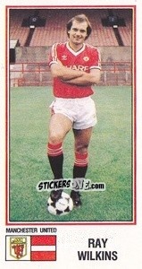 Figurina Ray Wilkins - UK Football 1982-1983 n. 173 - Panini