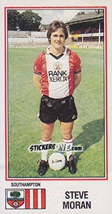 Sticker Steve Moran - UK Football 1982-1983 n. 244 - Panini
