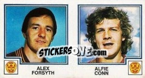 Figurina Alex Forsyth / Alfie Conn - UK Football 1982-1983 n. 458 - Panini
