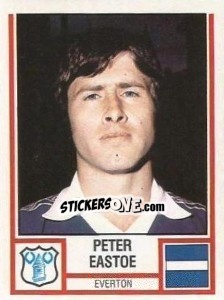 Cromo Peter Eastoe - UK Football 1980-1981 n. 114 - Panini