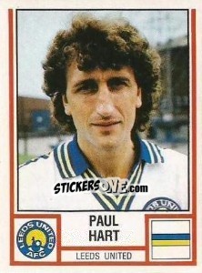 Figurina Paul Hart - UK Football 1980-1981 n. 137 - Panini