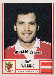 Figurina Ray Wilkins - UK Football 1980-1981 n. 205 - Panini