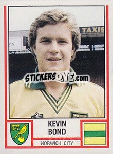 Cromo Kevin Bond - UK Football 1980-1981 n. 232 - Panini