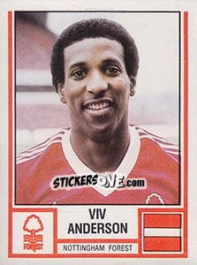 Sticker Viv Anderson - UK Football 1980-1981 n. 248 - Panini