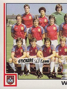Cromo Team Photo (puzzle 1) - UK Football 1980-1981 n. 426 - Panini