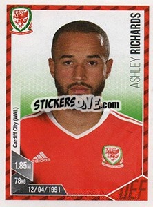 Figurina Ashley Richards - Football 2017 n. 197 - Panini