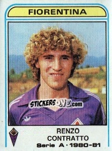 Cromo Renzo Contratto - Calciatori 1980-1981 n. 157 - Panini