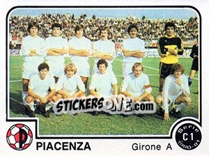 Cromo Piacenza - Calciatori 1980-1981 n. 386 - Panini