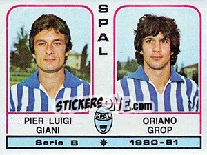 Cromo Pier Luigi Giani / Oriano Grop - Calciatori 1980-1981 n. 501 - Panini