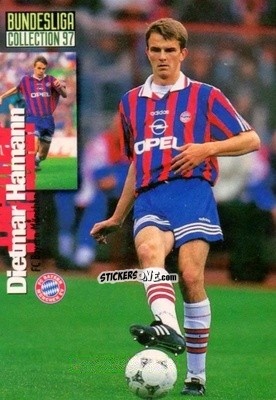 Figurina Dietmar Hamann - Bundesliga Collection 1996-1997 n. 22 - Panini