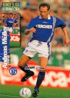 Figurina Andreas Muller - Bundesliga Collection 1996-1997 n. 37 - Panini