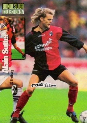 Figurina Alain Sutter - Bundesliga Collection 1996-1997 n. 130 - Panini