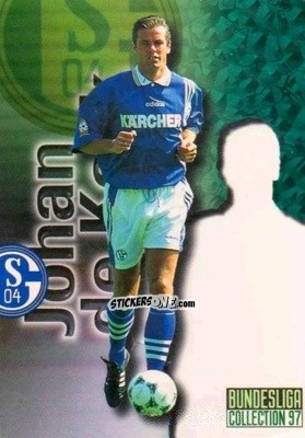 Figurina Johan de Kock - Bundesliga Collection 1996-1997 n. 213 - Panini