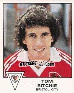 Cromo Tom Ritchie - UK Football 1979-1980 n. 84 - Panini