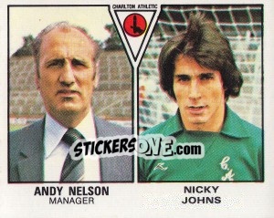 Cromo Andy Nelson / Nicky Johns - UK Football 1979-1980 n. 416 - Panini