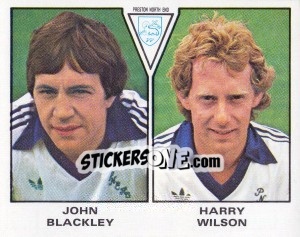 Cromo John Blackley / Harry Wilson - UK Football 1979-1980 n. 472 - Panini