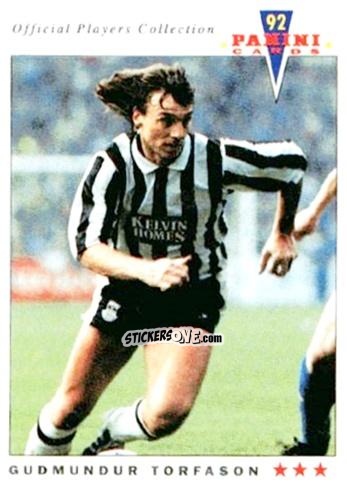 Figurina Gudmundur Torfason - UK Players Collection 1991-1992 n. 422 - Panini