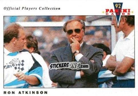 Figurina Ron Atkinson - UK Players Collection 1991-1992 n. 16 - Panini