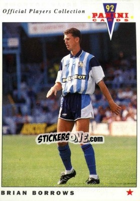 Cromo Brian Borrows - UK Players Collection 1991-1992 n. 43 - Panini