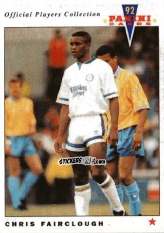 Figurina Chris Fairclough - UK Players Collection 1991-1992 n. 83 - Panini
