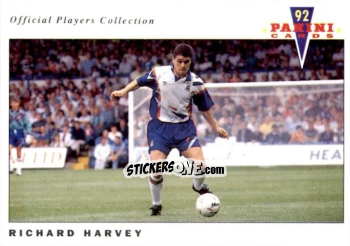 Cromo Richard Harvey - UK Players Collection 1991-1992 n. 109 - Panini