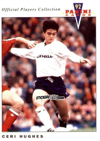 Cromo Ceri Hughes - UK Players Collection 1991-1992 n. 114 - Panini
