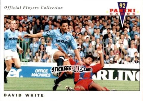 Sticker David White - UK Players Collection 1991-1992 n. 126 - Panini