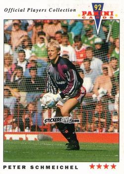 Figurina Peter Schmeichel - UK Players Collection 1991-1992 n. 131 - Panini