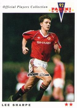 Figurina Lee Sharpe - UK Players Collection 1991-1992 n. 143 - Panini