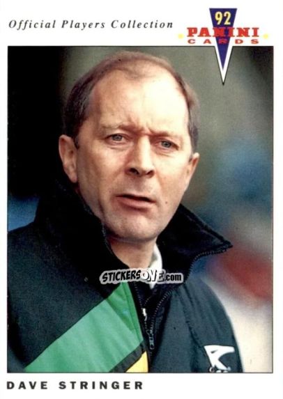 Cromo David Stringer - UK Players Collection 1991-1992 n. 144 - Panini