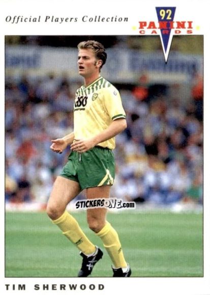 Figurina Tim Sherwood - UK Players Collection 1991-1992 n. 149 - Panini