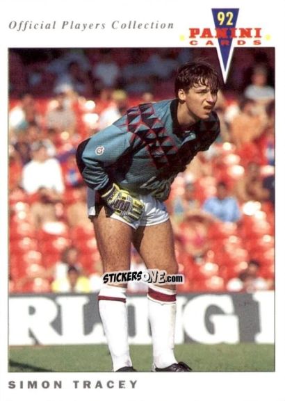 Cromo Simon Tracey - UK Players Collection 1991-1992 n. 202 - Panini