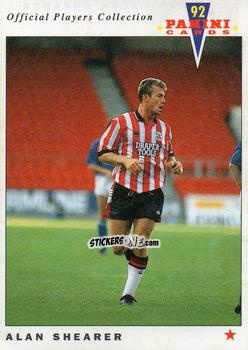 Figurina Alan Shearer - UK Players Collection 1991-1992 n. 235 - Panini