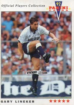 Sticker Gary Lineker - UK Players Collection 1991-1992 n. 249 - Panini