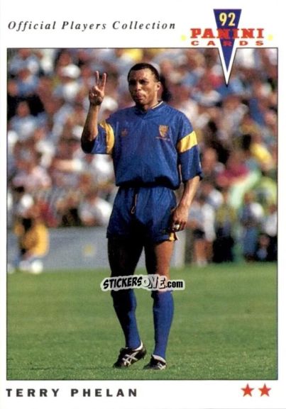 Figurina Terry Phelan - UK Players Collection 1991-1992 n. 267 - Panini