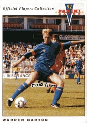 Figurina Warren Barton - UK Players Collection 1991-1992 n. 270 - Panini