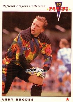 Figurina Andy Rhodes - UK Players Collection 1991-1992 n. 326 - Panini