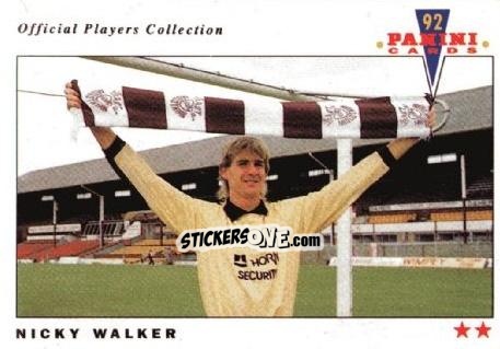 Cromo Nicky Walker - UK Players Collection 1991-1992 n. 350 - Panini