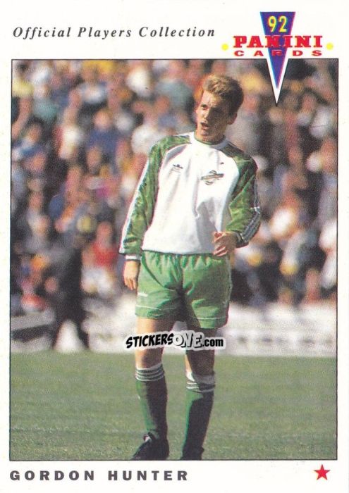 Cromo Gordon Hunter - UK Players Collection 1991-1992 n. 365 - Panini