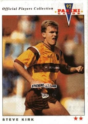 Cromo Steve Kirk - UK Players Collection 1991-1992 n. 380 - Panini